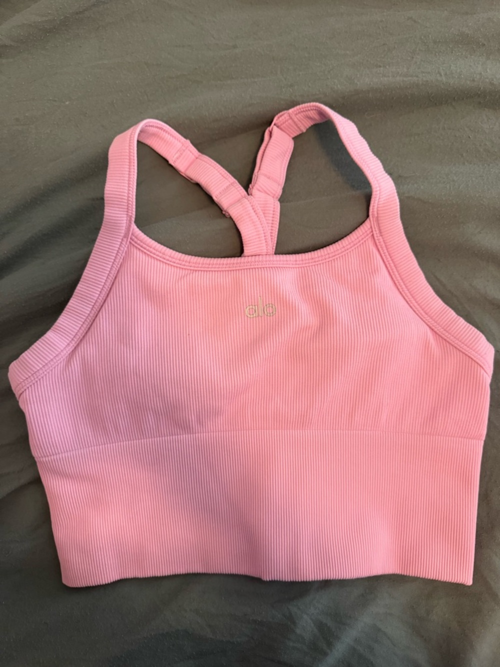 ALO Yoga Seamless Ribbed Favorite Bra Tank Top